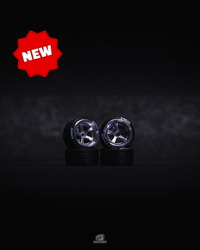 Image 1 of HRE 945RL - Forged Alloy 1/64 Wheels + MEATY Tires