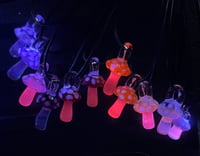 Image 5 of Mushroom Necklaces! UV Reactive!