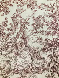 Image 2 of Loneta - Toile de Jouy - Granate - 10€/m