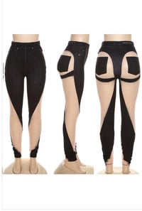 Image 2 of Mesh Leggings 