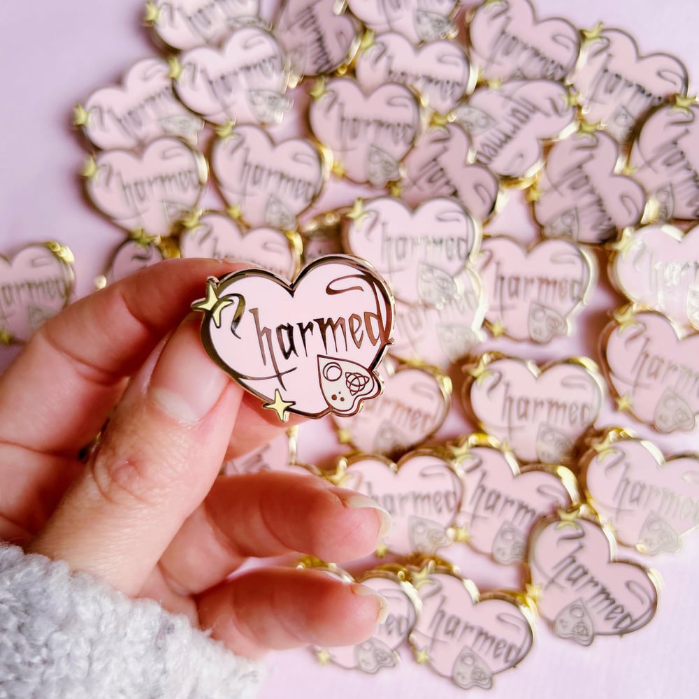 Image of Charmed heart pin