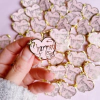 Image 3 of Charmed heart pin