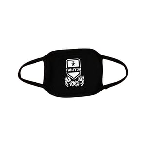 Image of "FANAYOH Badge of Honor” DOUBLE LAYERED REUSABLE FACE MASK (Black)