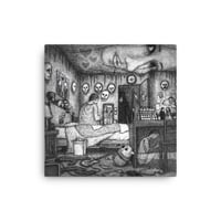 "Hung On A Hook" Canvas Print 12"x12"