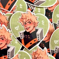 Image 1 of Katsuki !! sticker .*+