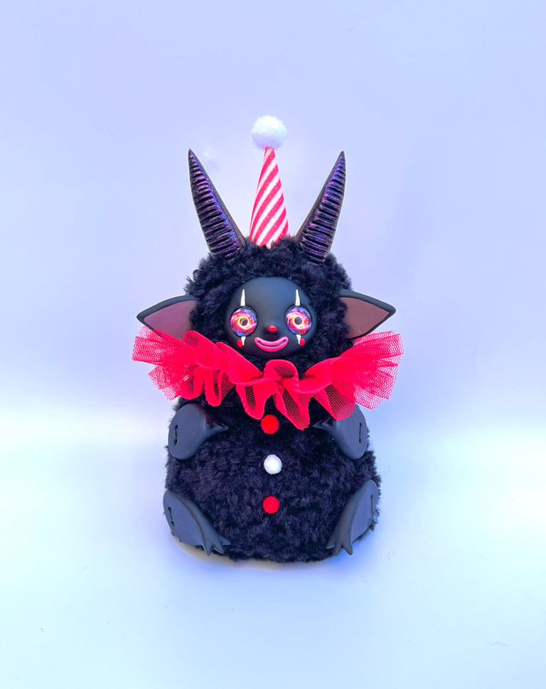 Black and red Clown