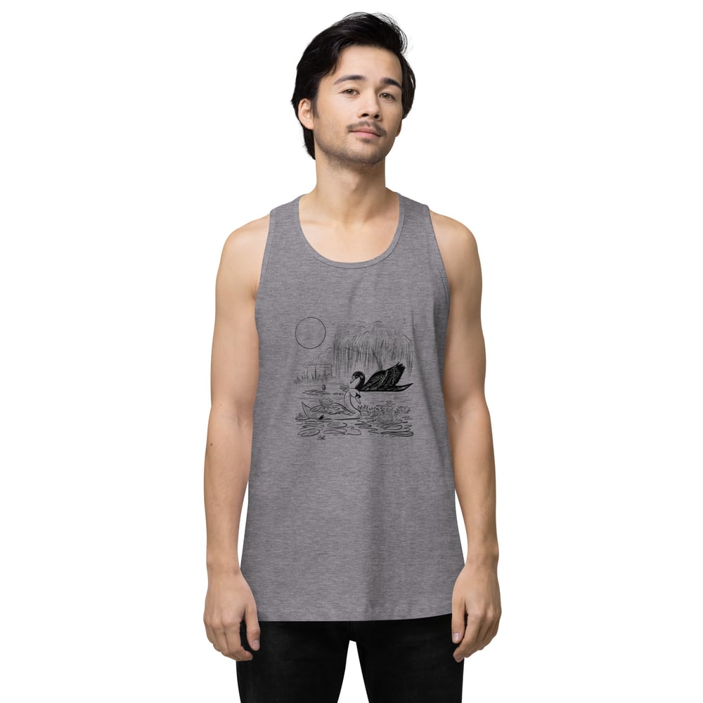 Swan Lake Men’s premium tank top