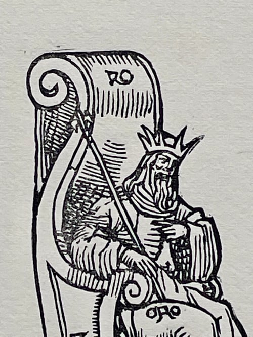 Image of Original Woodcut - Alchemy (Petrus Bonus)