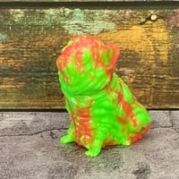 Image 3 of Lollipug, green and pink marbled blank, gloss clearcoat, Edition of 5