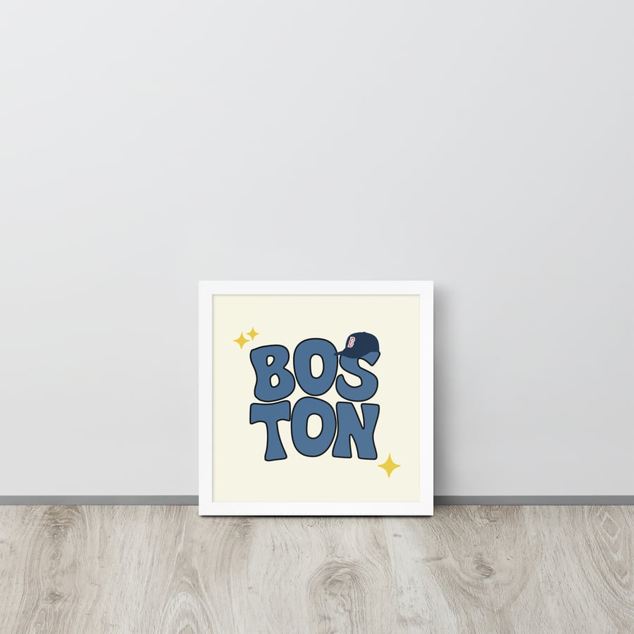 Image of Boston Framed Wall Art – Designed by Jessie