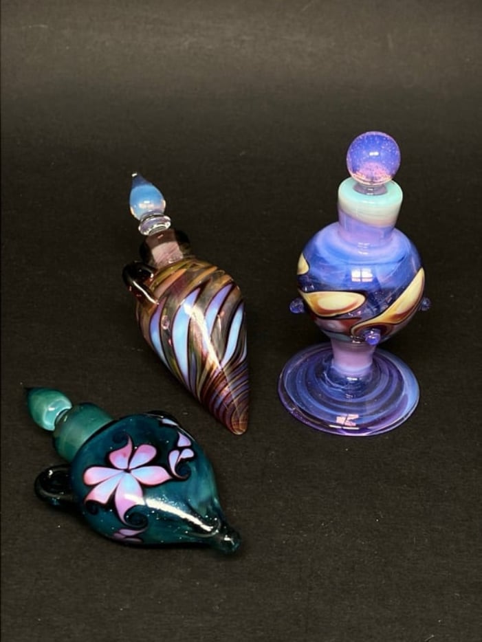 Mini Perfume Bottle in Pink Slyme  Image 4