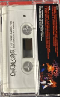 Image 2 of Cannibal Corpse “the unreleased 1994 death board recordings” cassette 