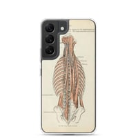 Image 16 of Antique Anatomical Drawing Spine Musculature Clear Case for Samsung®