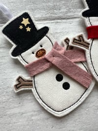 Image 6 of Top Hat Snowman Decoration 