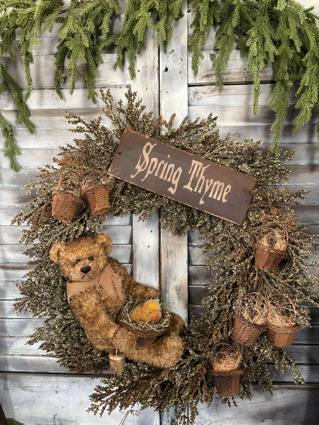 #13-Spring Thyme wreath
