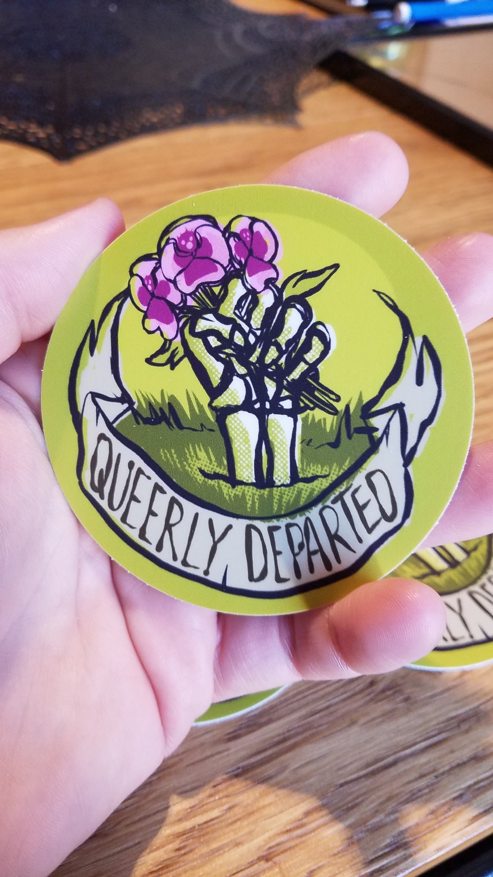 Queerly Departed Sticker