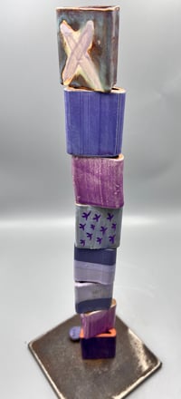 Image 1 of Purple Birds- Helen Hierta Meditation Totem