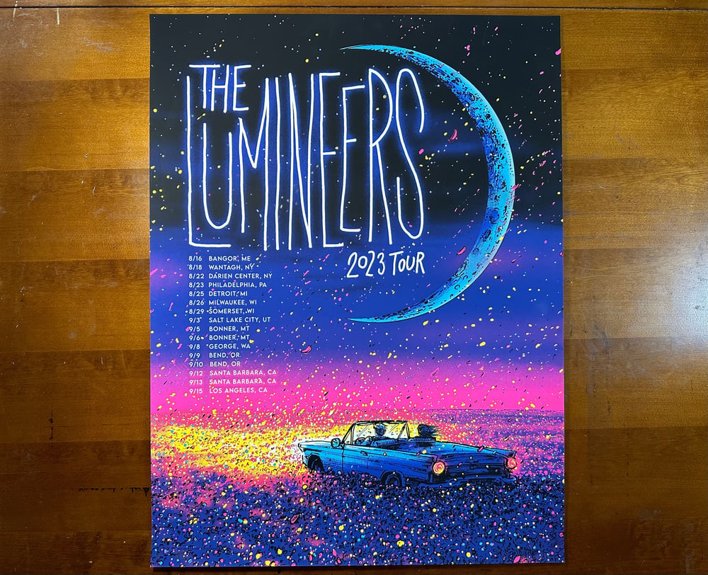 The Lumineers 2023 Tour VIP posters