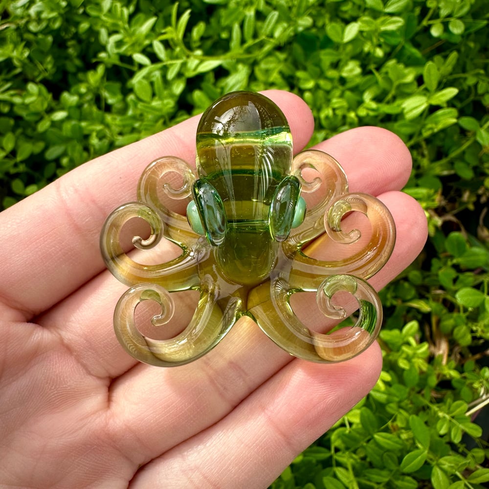 Image of Citrine Octopus Pendant 