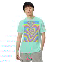 Image 2 of Groovy Love Hearts Unisex garment-dyed heavyweight t-shirt