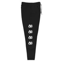 Image 1 of Black Cargo - Contemporary Urban Art Apparel for the Woke  - Script - Unisex Joggers