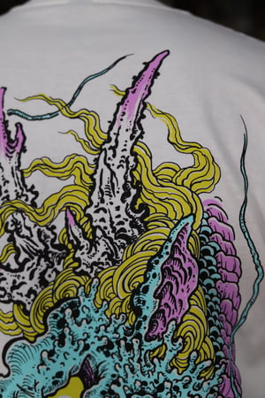 Image of TEAL DRAGON shirt BACK by FOERDL