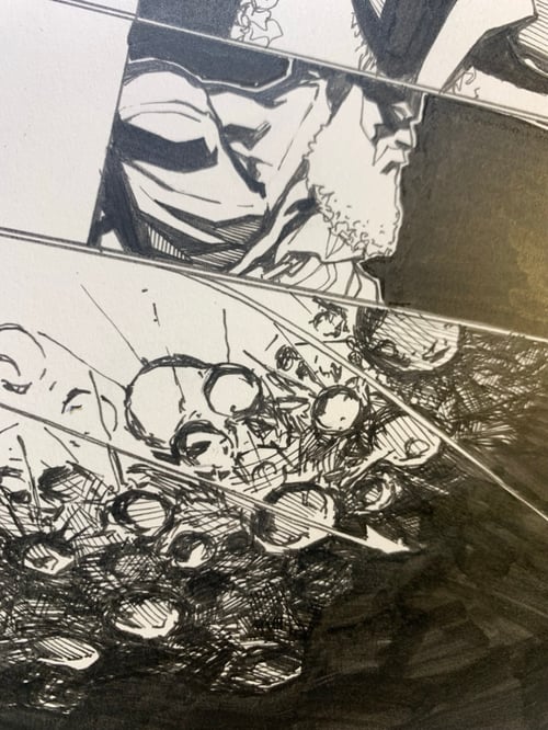 Image of POWER MAN:TIMELESS #1 page 06 original art