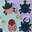 Bug Sticker Set