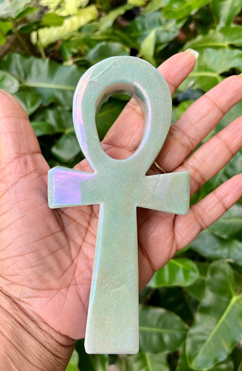 Image of Angel Aura Aventurine Ankh