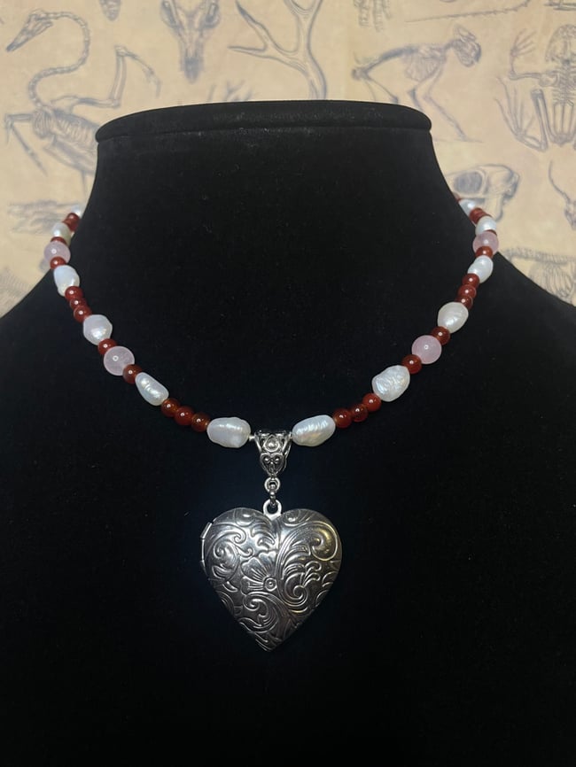 “Valentine” Locket Necklace