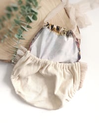 Image 4 of Photoshoot body | Sitter romper Marella | age 9-12 months | burgundy flowers