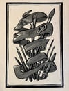 Unwound Block Print