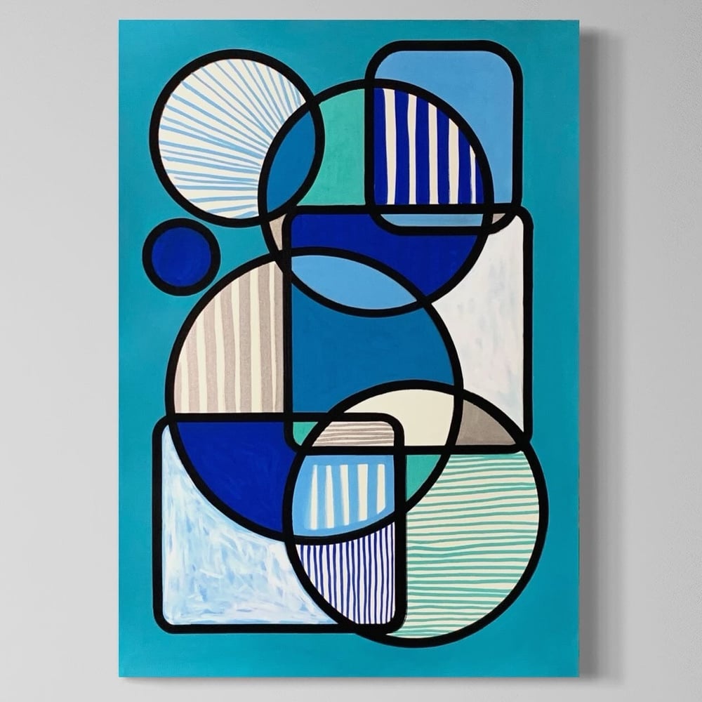 Image of 'Sea Breeze' Acrylic Painting on 300gsm Cotton Paper