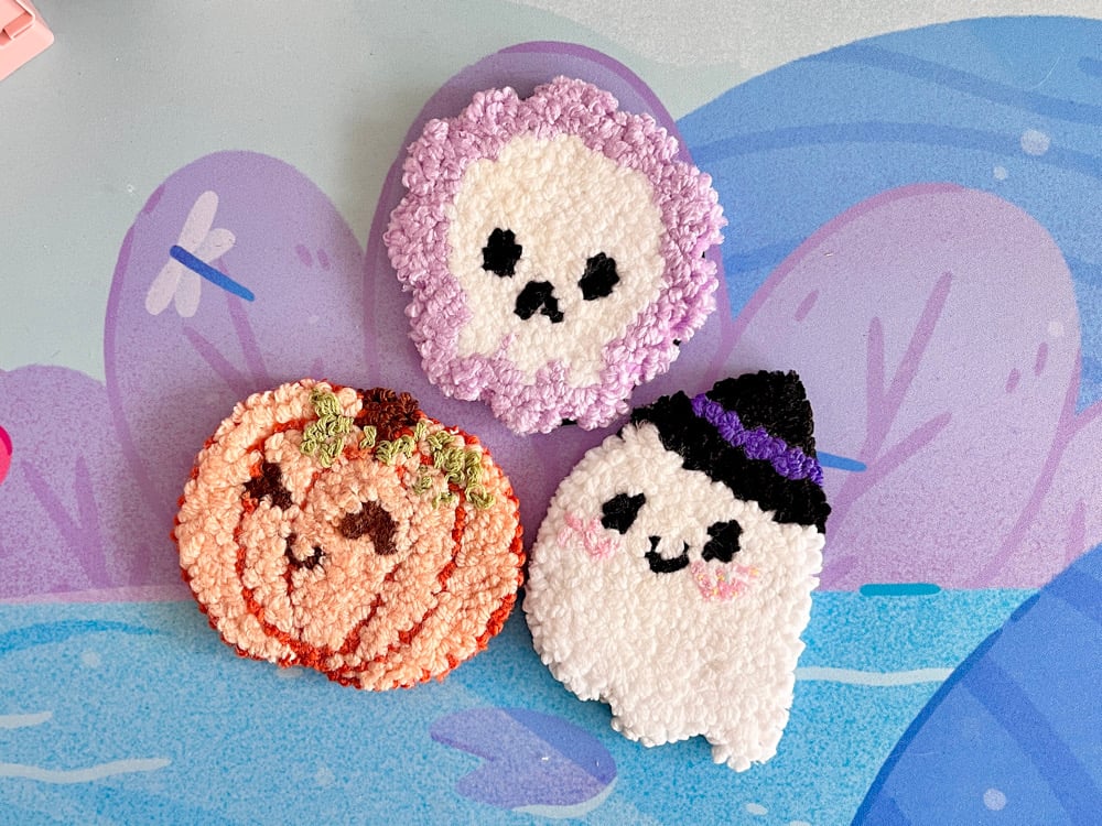 Image of Mug Rugs - Halloween Friends
