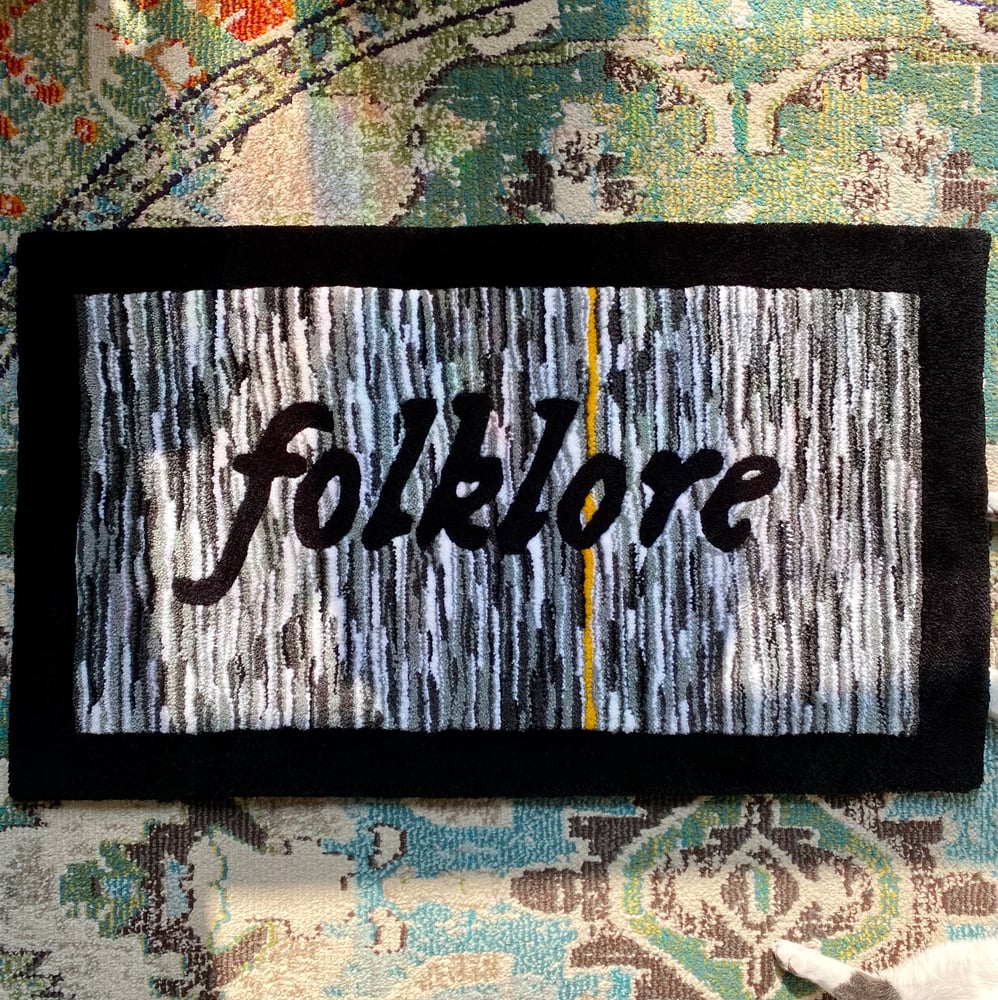 Image of invisible string folklore rug