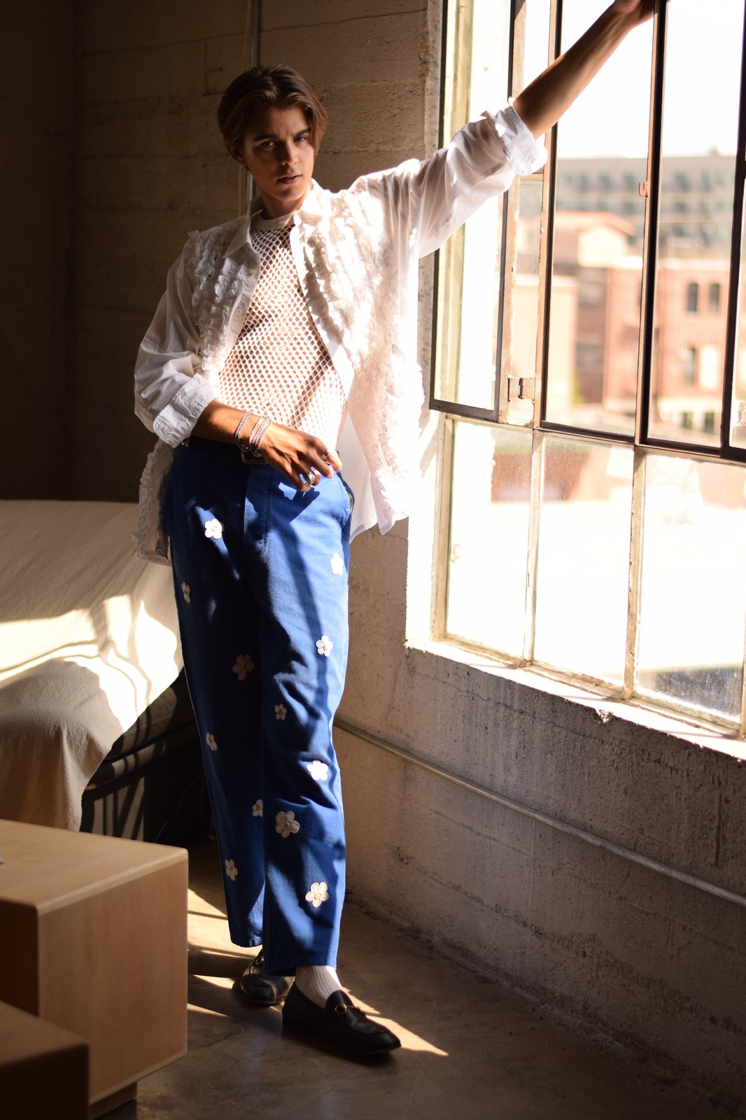 Derrick Smith Travaille floral | Scarf Brothers