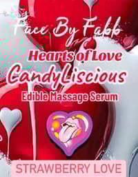 Image 7 of  Fabb strawberry love edible massage serum  w/ Free Flavored Condom