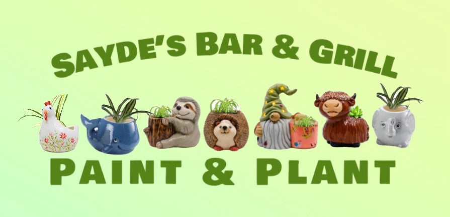 Image of Paint and Plant Party 4/22 Sayde’s Bar & Grill Salem, NH