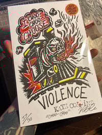 “I Choo-Choo-Choose Violence!” Train, Limited Print