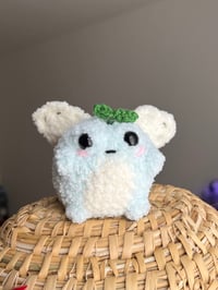 Image 5 of Shy Fairy Frog Amigurumi Crochet Plushie Handmade Cute Froggy With Butty