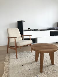 Image 10 of Fauteuils FOX chiné beige et crème