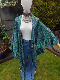 Image 13 of Amara Wrap dress - turquoise henna