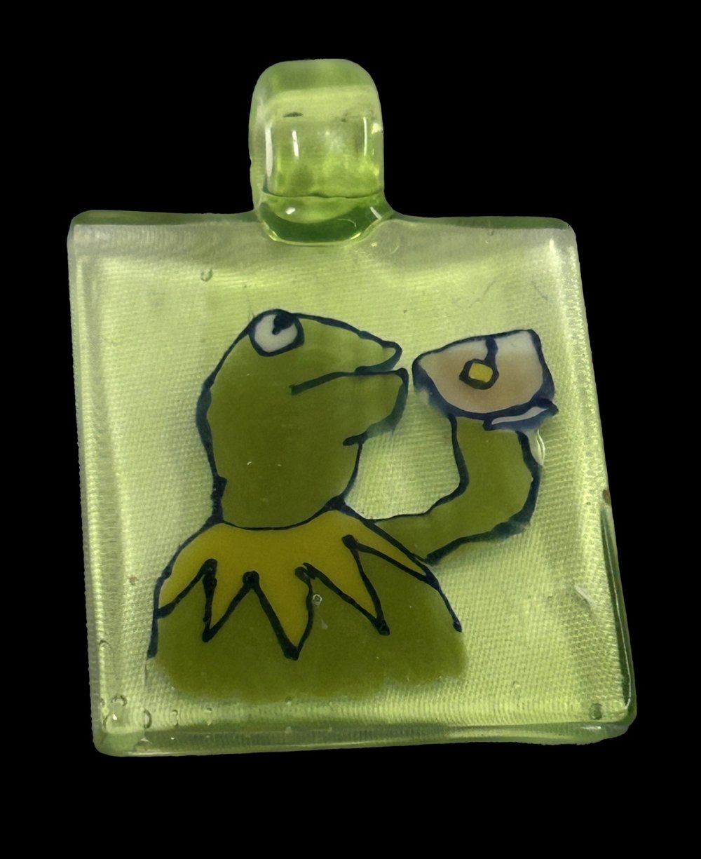 Image of Kushy Kermit the Frog Pendant