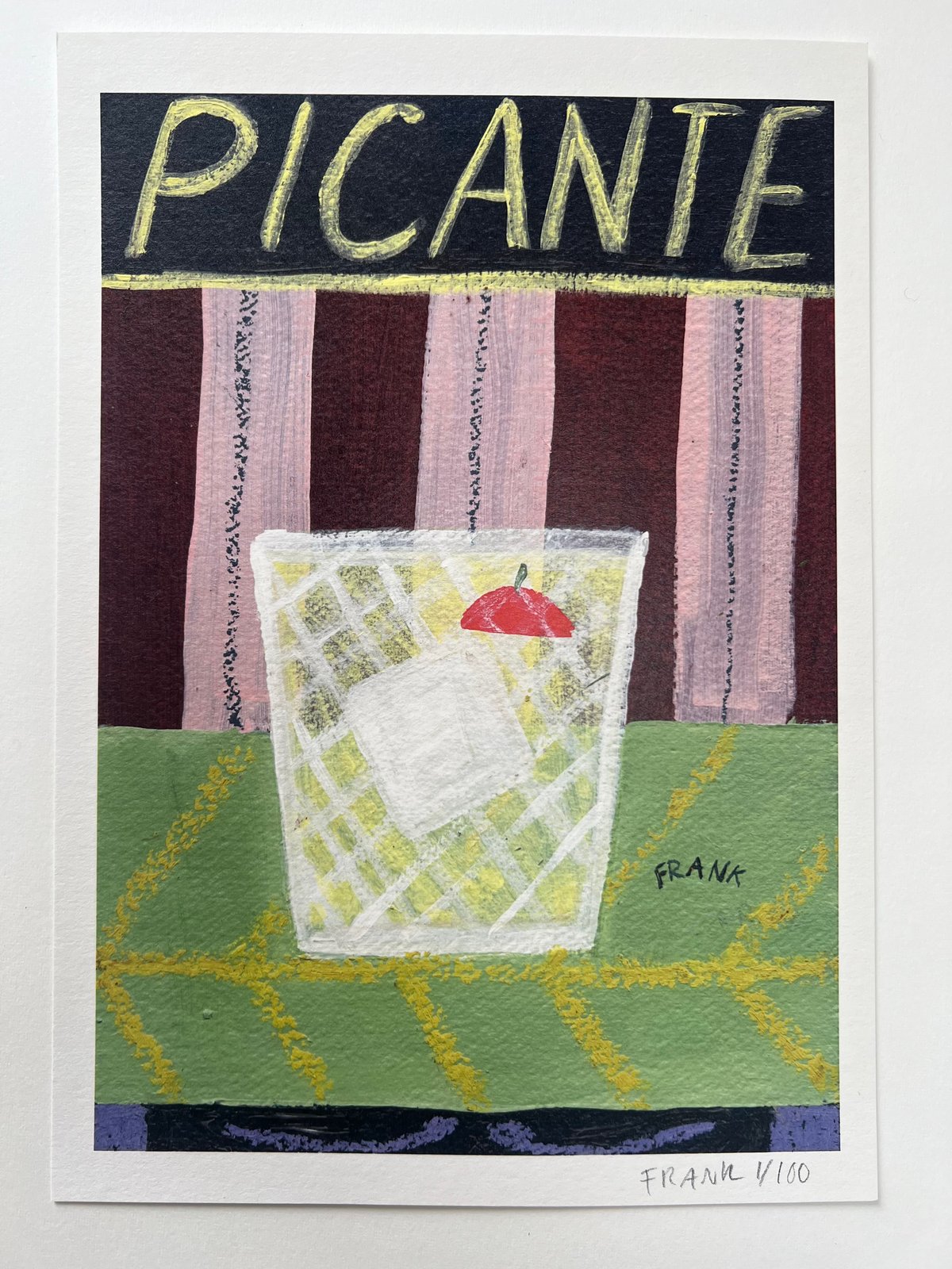 Limited edition A4 Picante print | Frankie Thorp