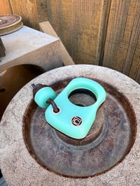 Image 1 of Opal/white g10 and vintage canvas micarta