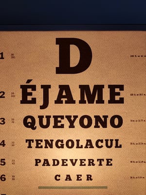 Image of Agudeza visual. Héroes del Silencio.
