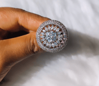 Image 3 of Myra_American Diamond Adjustable Ring  