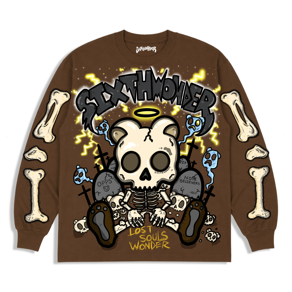 Image of Teddy Bones Lost Souls Longsleeve T-shirt