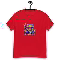 Image 5 of Unisex classic tee, Tie Dye Peace Frog  Hippie Tee
