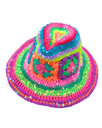 Image 2 of Rainbow Paradise Cowboy hat
